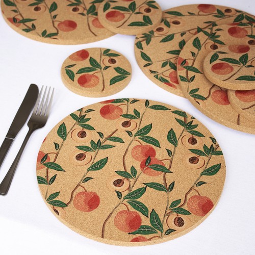 Set peach tree cork - of, 4