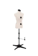 6 to 14 Cream Tailors Dummy Adjustable Dressmaker Female Mannequin Fashion Sizes