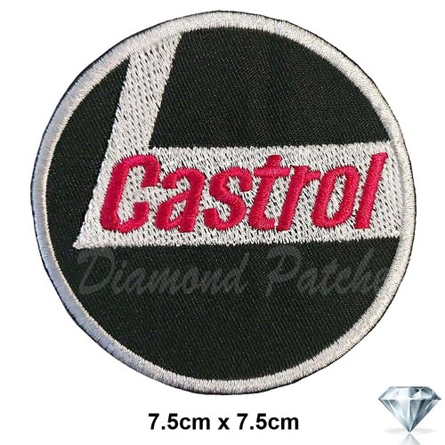 Castrol embroidery patch iron