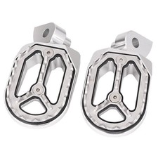 Shark Teeth Dirt Bike Foot Peg for YAMAHA YZ85 YZ125 YZ250 YZ450F 1999-15 Silver