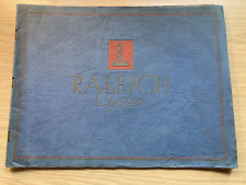 Raleigh 1936 catalogue. Superb 32 page colour book with wonderful period photos.