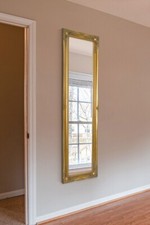 Large Mirror Classic Gold Full length Long Wall Dress 5Ft6 X 1Ft6 167cm x 46cm