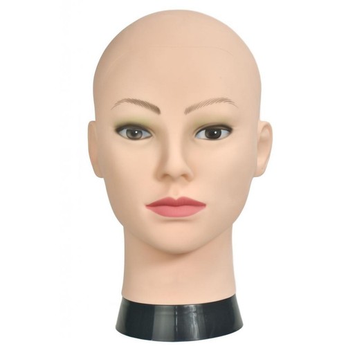 Mannequin head with female - head,