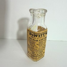 Antique DeWitt's Oil for Ear