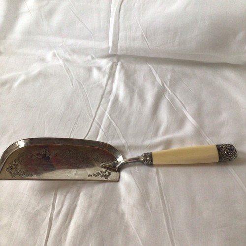Victorian silver plated crumb - victorian,