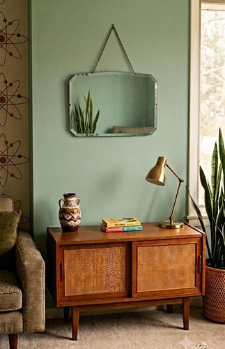 Vintage frameless beveled edge - vintage,