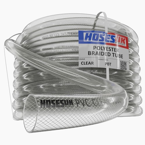 Clear braided pvc hose pipe - hose,