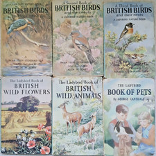 6 Ladybird Nature books, 2/6