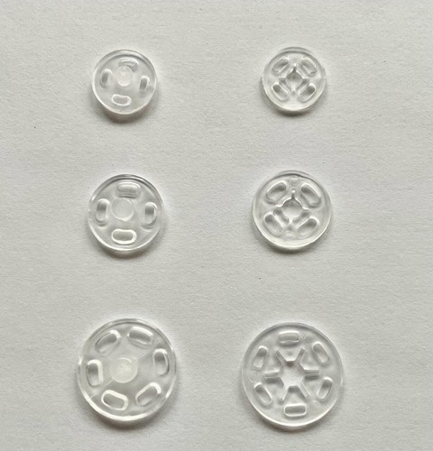 Plastic sew snap fasteners - plastic,