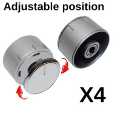 4X SAMSUNG INOX COOKER OVEN HOB CONTROL KNOBS - 6mm
