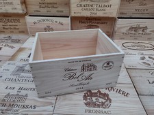 French Wine Box Crate. 6 or 12