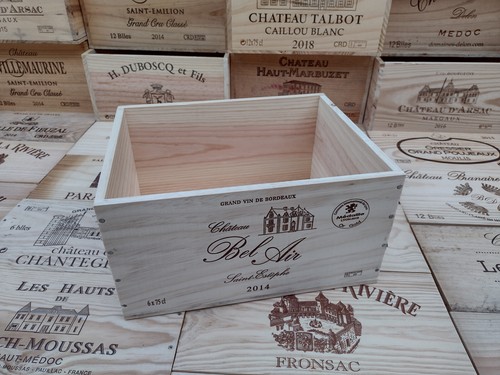 French wine box crate or - wine,