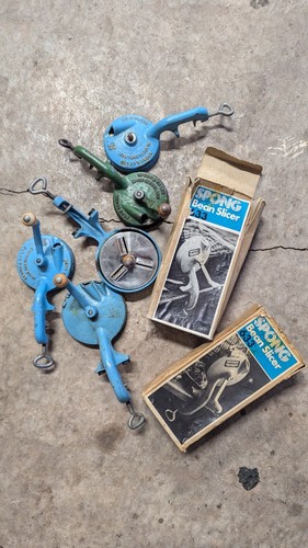 Vintage spong bean slicers - vintage,