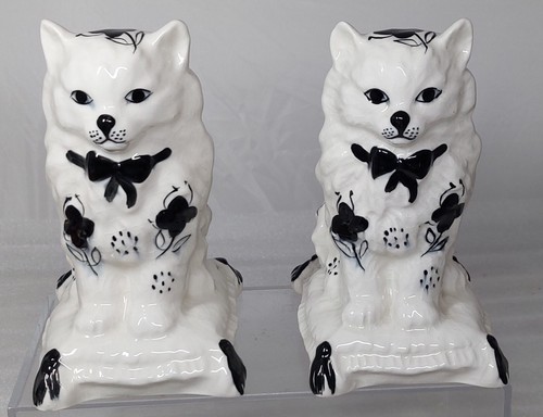 Pair vintage staffordshire - pair,