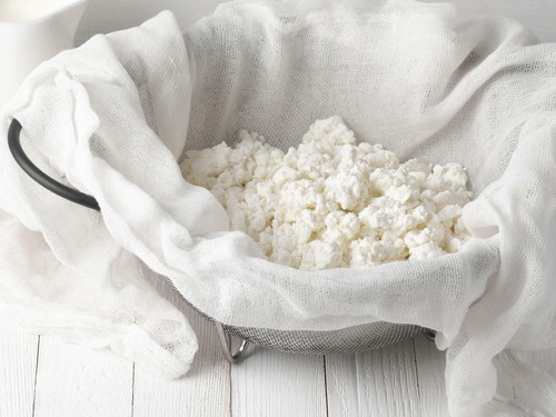 Cheese cloth food straining - cheese,