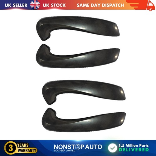 Black door armrest handle - black,