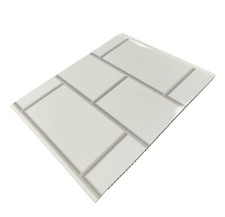 White Metro Tile Effect