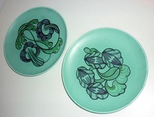 2 VINTAGE RETRO BLUE EGERSUND