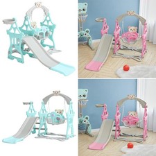 Kids Swing Slide & Climber Set