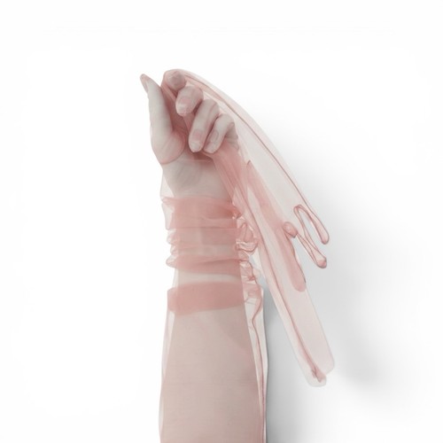 Pink sheer opera length - sheer, long