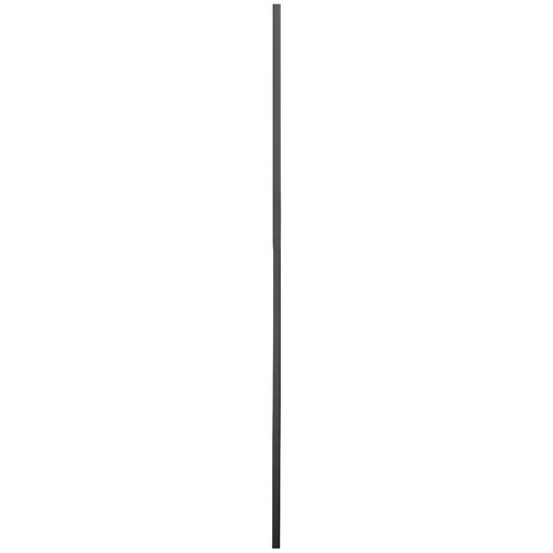 Matt black iron square stair - black,