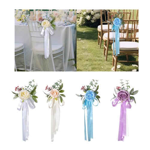 Rustic wedding chair - chair, flower