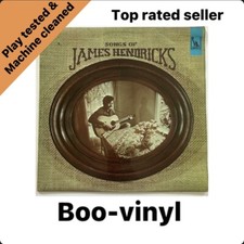 James Hendricks Songs Of James Hendricks -vinyl Lp album record UK Ex / Vg+