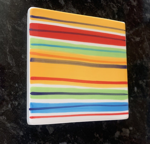 Coaster striped multicoloured - coaster,