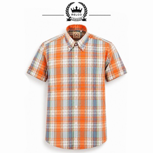 Relco check shirt short - relco,