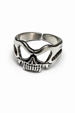 Silver Plated Skeleton Head