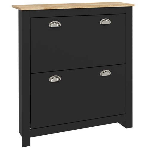 Homcom drawer shoe cabinet - 2,
