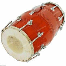 New Musical Instrument Wedding Kirtan Dholak/ Dholki Screws With Cover