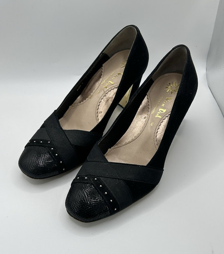 Van dal women black suede - van,