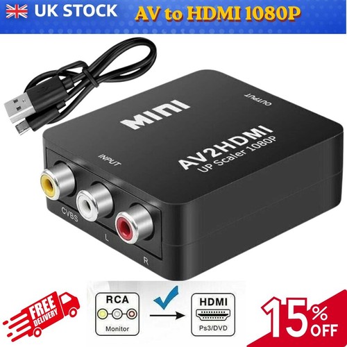 Hdmi 1080p rca - to, cvbs