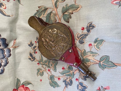 Antique brass mini fire - antique,