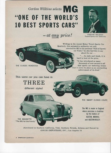 Original 1958 mga roadster - 1958,