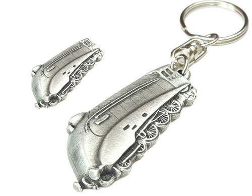 Mallard train keyring and pin - mallard,