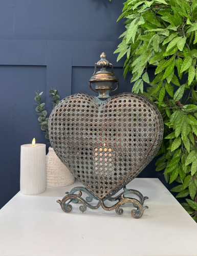 Vintage heart shaped metal - heart-shaped,