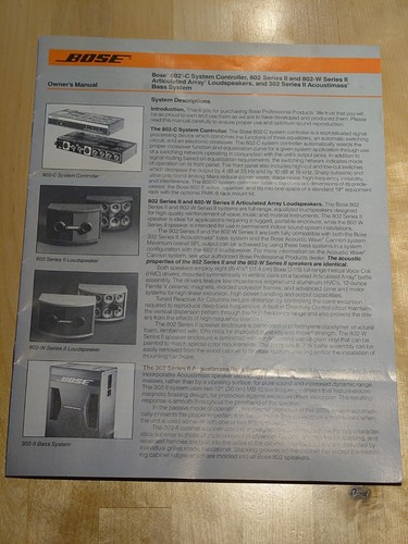 Bose 802 302 - bose, 802-w