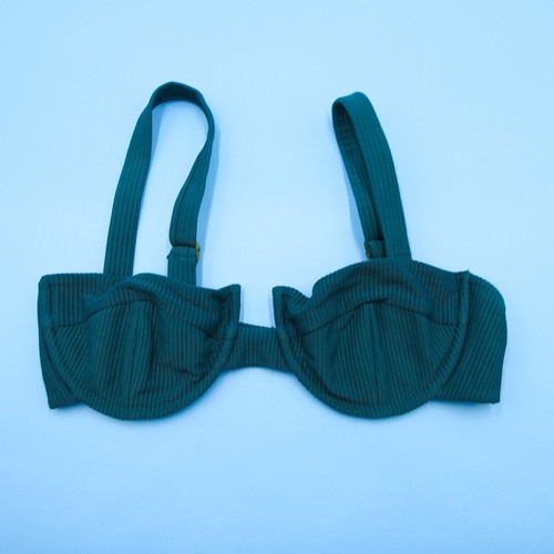 Aila blue small ribbed - ribbed, cutout