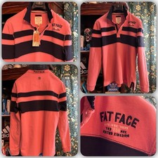 FAT FACE RUGBY SWEATSHIRT 💝 Large 22.5”ptp 💝 BNWT 💝 IMMACULATE!! 🎅🎄