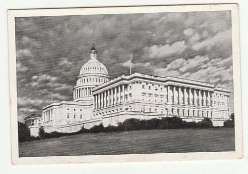 Capitol washington card - capitol,