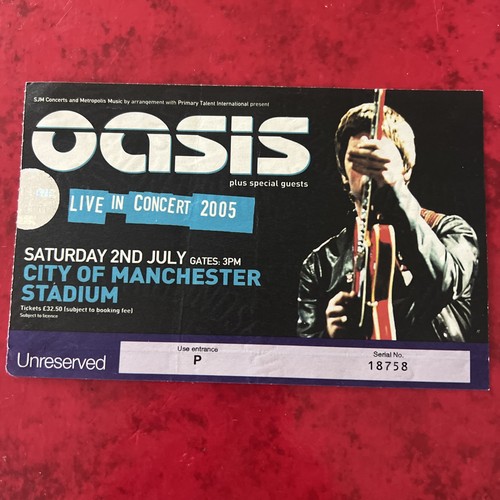 Oasis original ticket - original,
