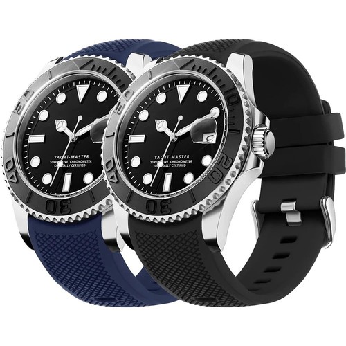 Luxury silicone rubber watch - luxury,