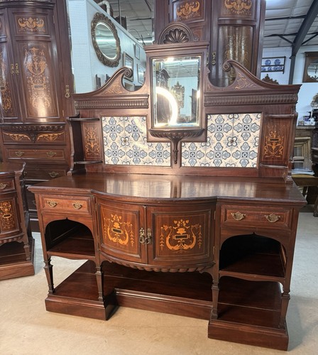 Antique victorian sideboard - antique,