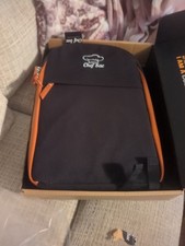 Chef Knife Bag, 10+ Pockets for Knives/ Kitchen Tools, Black/ Brown NEW BOXED