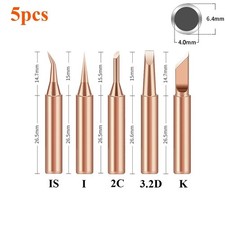 5pcs 900M Soldering Iron Tip