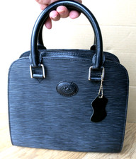 LUIGI Genuine Black Leather