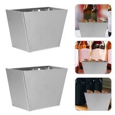  2pcs Wall Mounted Bottle Opener With Cap Catcher Stylish Beer Cap Holder Bottle