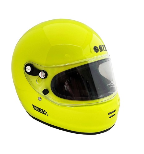 Yellow flu helmet - flu, fia